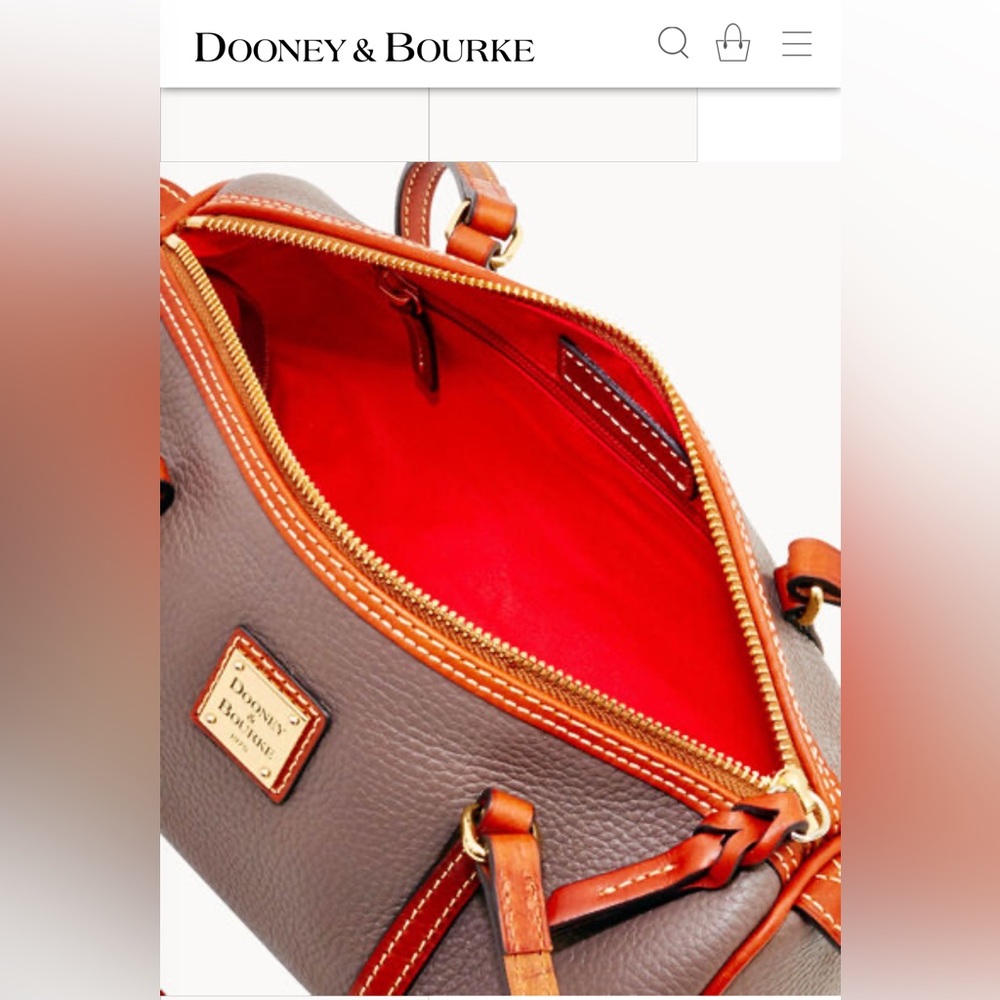 Dooney & Bourke Brown and Red Women's Bag